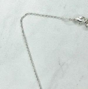 Silver Tone Daughter Heart Pendant Chain Link Necklace thumbnail 6