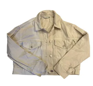 ZARA Crop Denim Jacket thumbnail 1