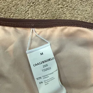 Cupshe Brown High Waist Swim Bikini Bottom Size M thumbnail 3