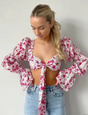 Hazel Boutique Crop Top thumbnail 1