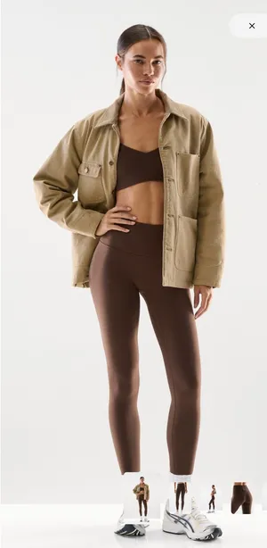 Aritzia Golden Butter Leggings Brown thumbnail 1
