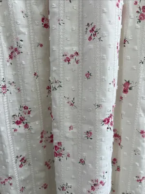 Floral Stripe Clip Dot Sleeveless Maxi Dress Medium thumbnail 10