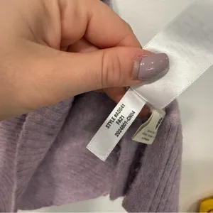 Madewell Payton Pullover Sweater in Coziest Yarn Heather Lilac L thumbnail 6