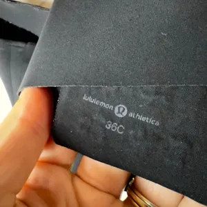 Lululemon black v neck bra 36C thumbnail 4