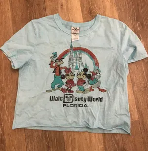 WDW Vintage Style Crop Tee thumbnail 1