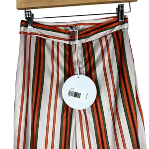 NWT Princess Polly Nina Striped Flare Pants Multi Color Retro 70s Boho Size 4 thumbnail 3