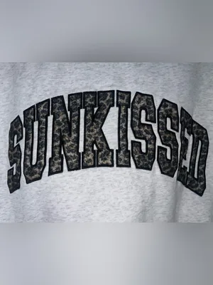 Sunkissed Coconut Pearl Grey Sunkissed Leopard Print Embroidered Sweatshirt L thumbnail 3