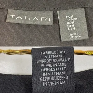 Tahari Black Side Tie Wrap Top | Size Medium thumbnail 8