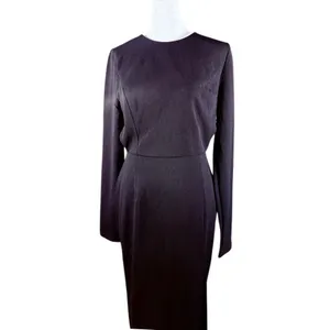 Lulus Flawless Esteem Black Long Sleeve Cutout‎ Column Gown Size Medium NWT thumbnail 3
