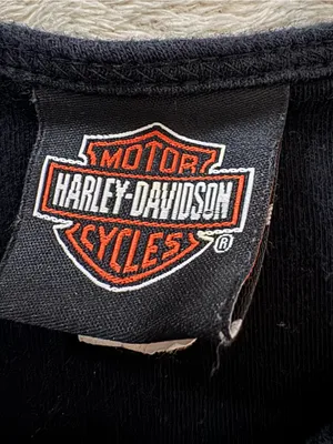 Harley-Davidson Black Long Sleeve Shirt with White Winged Logo thumbnail 3