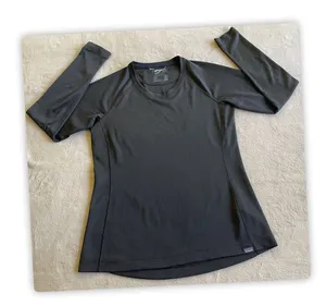 Patagonia Women's M Capilene Midweight Base Layer Shirt Black Long Sleeve Top thumbnail 1