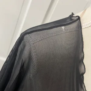 Windsor Black Sheer Maxi Mesh Duster OS Festival Goth Whimsigoth Layers Witchy thumbnail 6