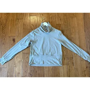 Lululemon ready to Rulu grey cowl crop pullover size 4 thumbnail 8