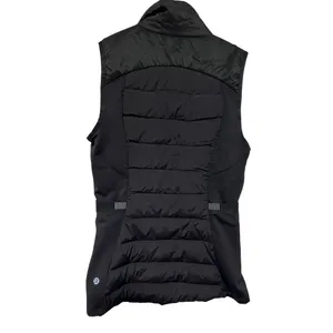 Lululemon Womens Black Puffer Vest Size M With Full-Zip & Reflective Details thumbnail 2