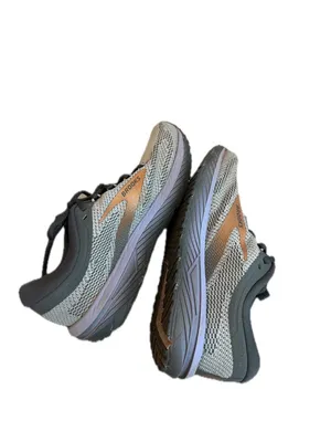 Brooks Grey Knit Running Shoes Sneakers Revel 7 Athletic Lace Size 8 Women's thumbnail 6