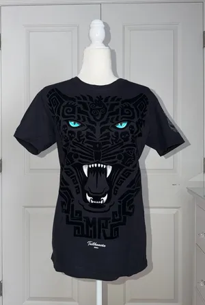 Black Jaguar Panther Graphic Shirt thumbnail 1