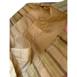 Loft Ann Taylor Women's Pants Striped Flared Leg Mid-Rise ‎ Linen Blend Size 0 thumbnail 6