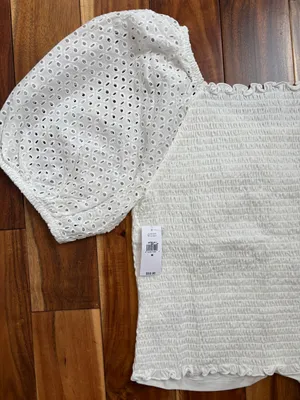 Gap 100% Organic Cotton Vintage Ruched Top thumbnail 7