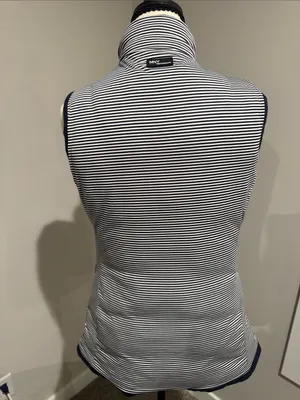 Women's Navy Quilted Vest - MNY Performance Reversible see pics thumbnail 6