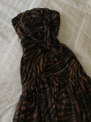 Animal Print Dress Brown thumbnail 2