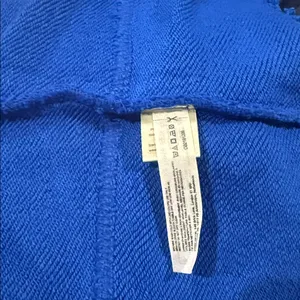NWOT Free People X FP Movement Cruise Sweatshirt In Stellar Blue Super Oversize thumbnail 7