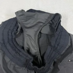 Lululemon Tracker Short V Black Athletic Running Shorts Size 6 Smocked‎ Waist thumbnail 6