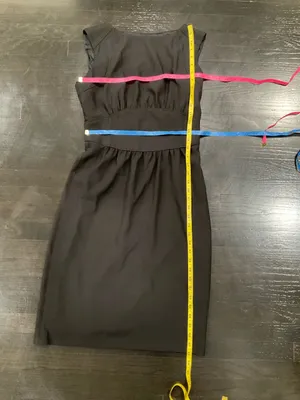 Zara Woman Black Pleated Sheath Dress‎ thumbnail 6