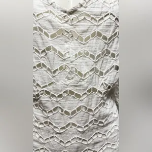 Gretchen Scott little bo peep maxi La Di Da Eyelet Cotton White dress Sz L P-8 thumbnail 9