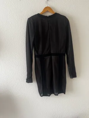 Michael Costello x REVOLVE Tallie Mini Dress in Black thumbnail 6