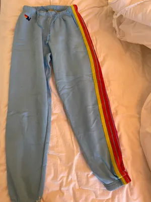 🐬 5 STRIPE SWEATPANTS - S🐬 thumbnail 2