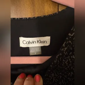 Calvin Klein Glittery Black Sleeveless Dress thumbnail 2