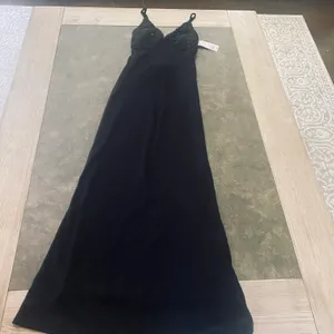 Wild Fable Women's Sleeveless Rosette Cup Maxi Dress - Black thumbnail 5