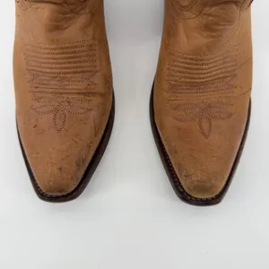 Old West Canyon‎ Leather Snip Toe Western Boots Tan Leather Women 5 LF1529 thumbnail 3
