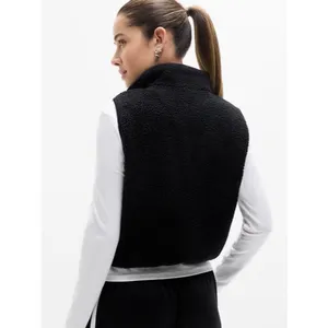 New Athleta M In the Clouds Vest Black Medium thumbnail 4