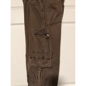 Baggy Pants Wide Leg Cargo Jeans‎ Brown Skate Grunge Streetwear Gorpcore Y2K 90s thumbnail 5