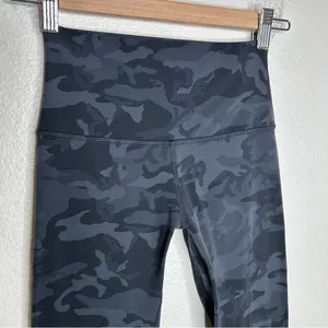 Lululemon Align Crop *21" Incognito Camo Multi Grey 4 thumbnail 2