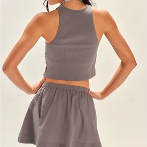 FREE PEOPLE Milani Set in Smoked Pearls size Small‎ NWT Sold as Skirt and Top thumbnail 3
