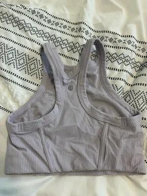Lululemon Ribbed High Neck Sports Bra 6 thumbnail 2