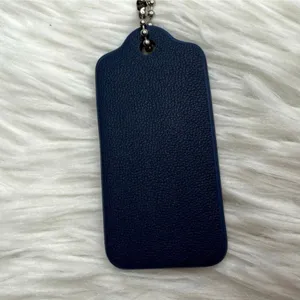 2" COACH Blue Fob Bag Charm Hang tag Hangtag thumbnail 2