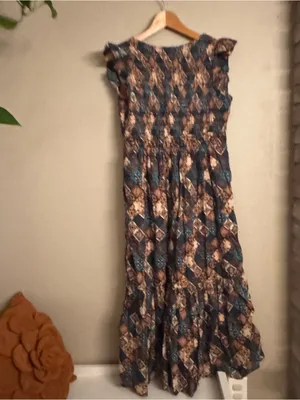 ANTHROPOLOGIE Peregrine Patchwork‎ Maxi Dress thumbnail 5