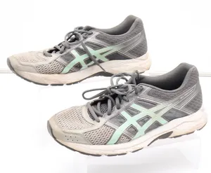 Asics Gel-Contend 4 Womens Running Shoes Size 10 Grey Mint Green Sneakers thumbnail 1