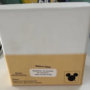 Disney Winnie the Pooh Gold Plated Necklace Red‎ Crystal Balloon Pendant NIB thumbnail 5