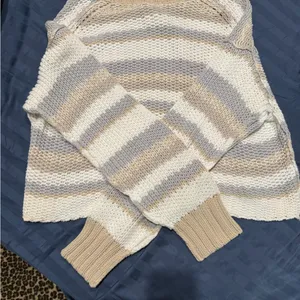Free people Devon Sweater in gravity combo size XL thumbnail 6