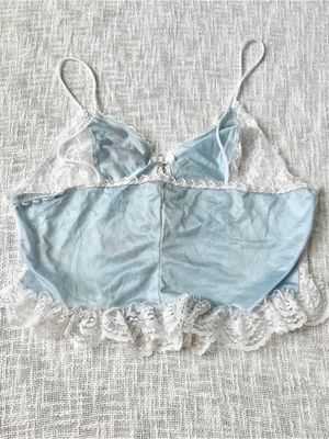 Vintage Frederick's Of Hollywood Coquette Lace Lingerie Tank 🐰 Size 1XL thumbnail 2