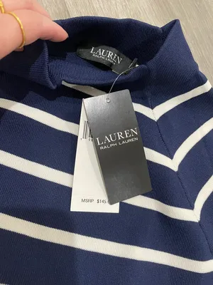 Ralph Lauren Navy Blue Sweater thumbnail 4