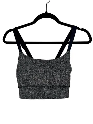 Lululemon Both Ways Bra Power Luxtreme Ripple Jacquard Black White W2AEWS thumbnail 7