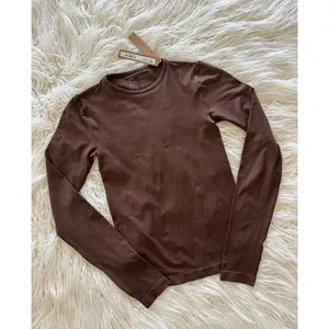 Skims Soft Smoothing Long Sleeve Top Cocoa Size XS thumbnail 2
