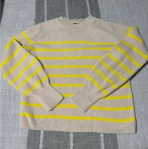 Banana republic‎ Womens Striped Knit Crewneck Sweater size xs thumbnail 1