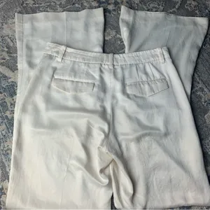 Theory Cream Wide-Leg Pants thumbnail 8