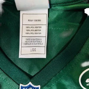 NEW New York Jets Jersey Womens L Green Blank NFL Pro Line‎ 365 Football thumbnail 6